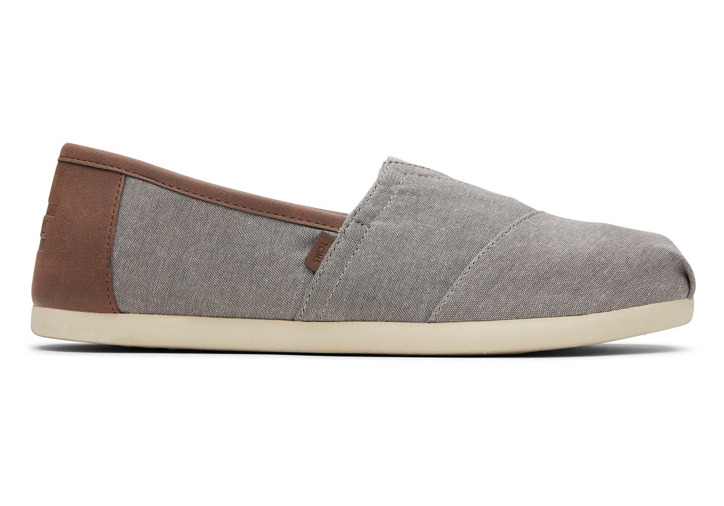 Toms Alpargata Synthetic Trim Espadrille Grey - Mens - 52831-MGXK